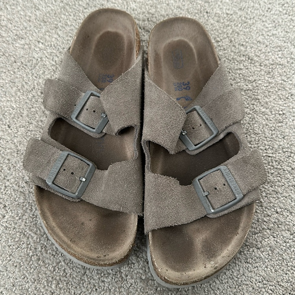 Birkenstocks Arizona sandal.